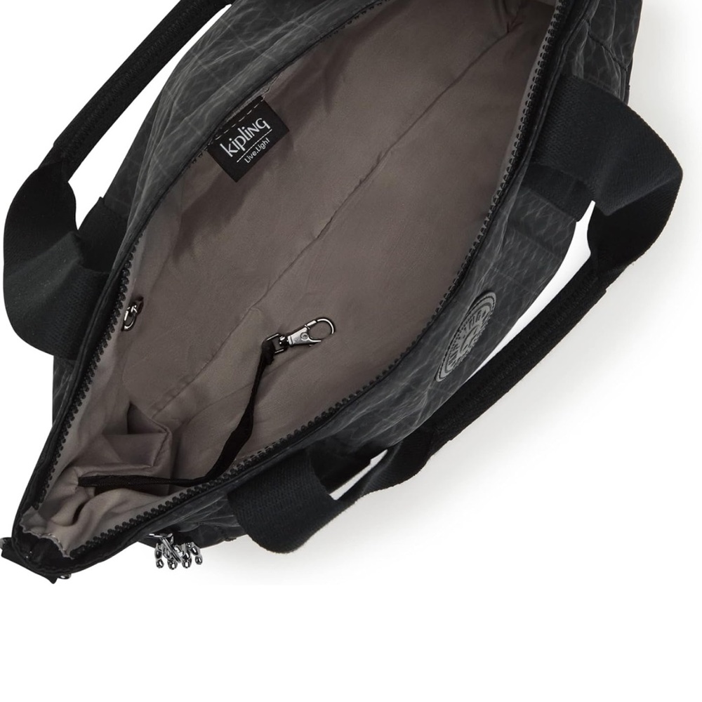EUC - 👛 Kipling Black Tote Bag - Picture 10 of 15
